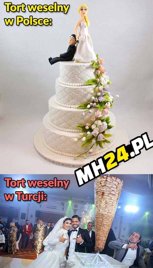 Tort weselny w Turcji Obrazki   