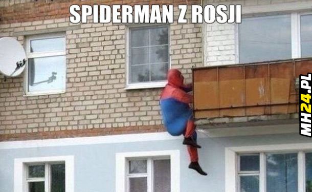 Spiderman z Rosji Obrazki   