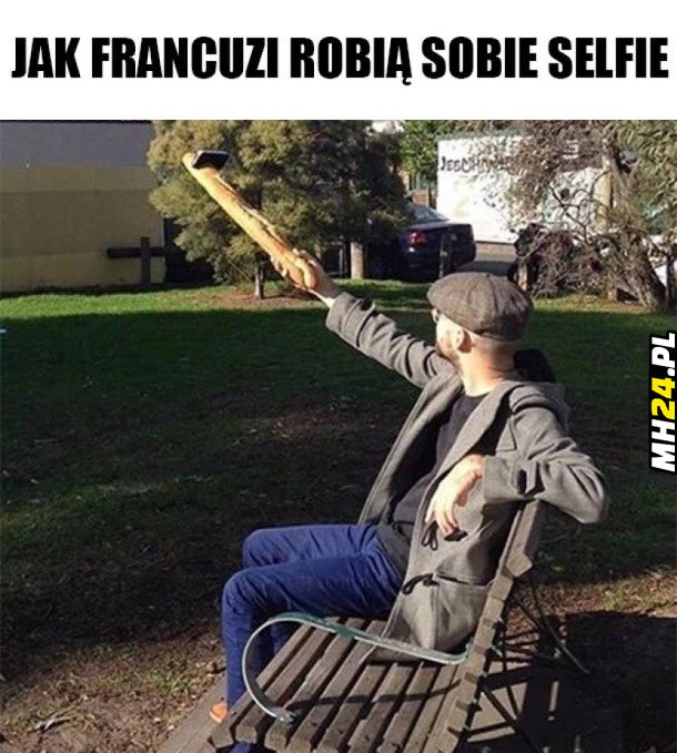 Jak Francuzi robią selfie Obrazki   