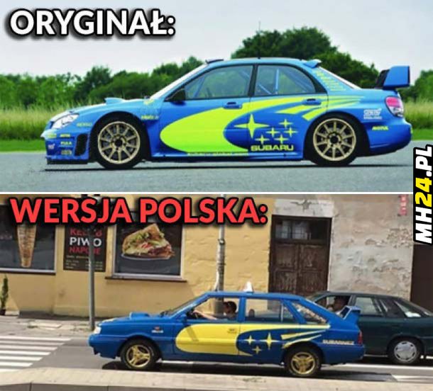 Oryginał i wersja polska Obrazki   