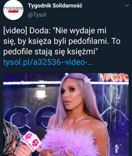 Doda o pedofilii w kościele Obrazki   