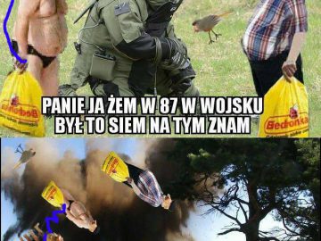 Janusz chce rozbroić bombę… Obrazki   